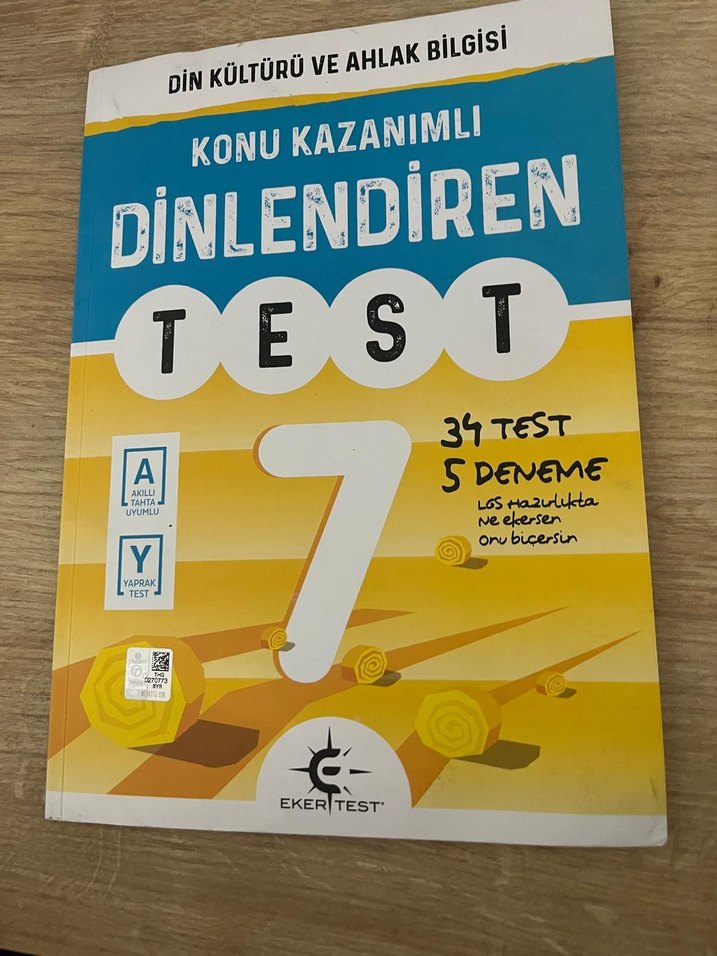 Konu Kazanımlı Dinlendiren Test Kitabı - Görsel 2