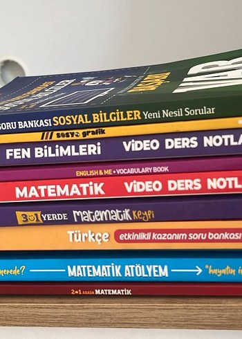 7. Sınıf Sınav Hazırlık Kitapları Seti
hiç kullanılmamış - Görsel 2