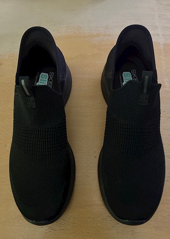 38,5 Beden Sketchers siyah kadin sneaker