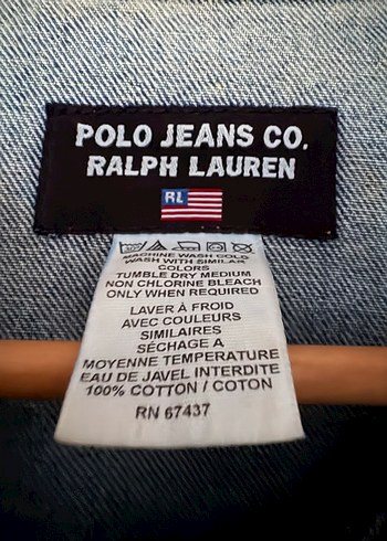 Orijinal ralph lauren erkek denim mont
Kol alti 58 cm - Görsel 4