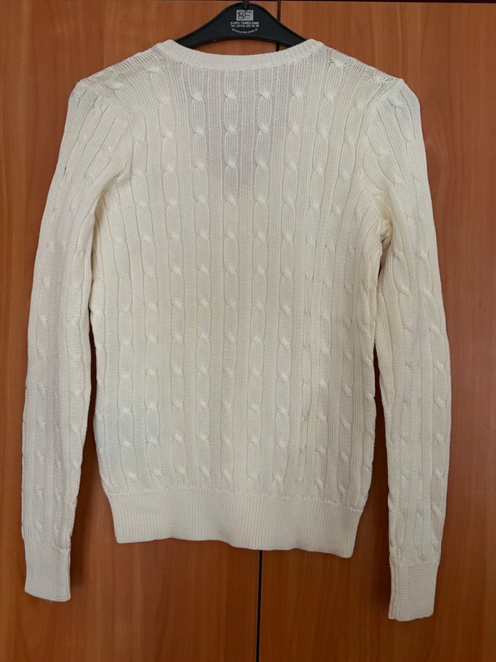 Orijinal ralph lauren beyaz kazak - Görsel 3