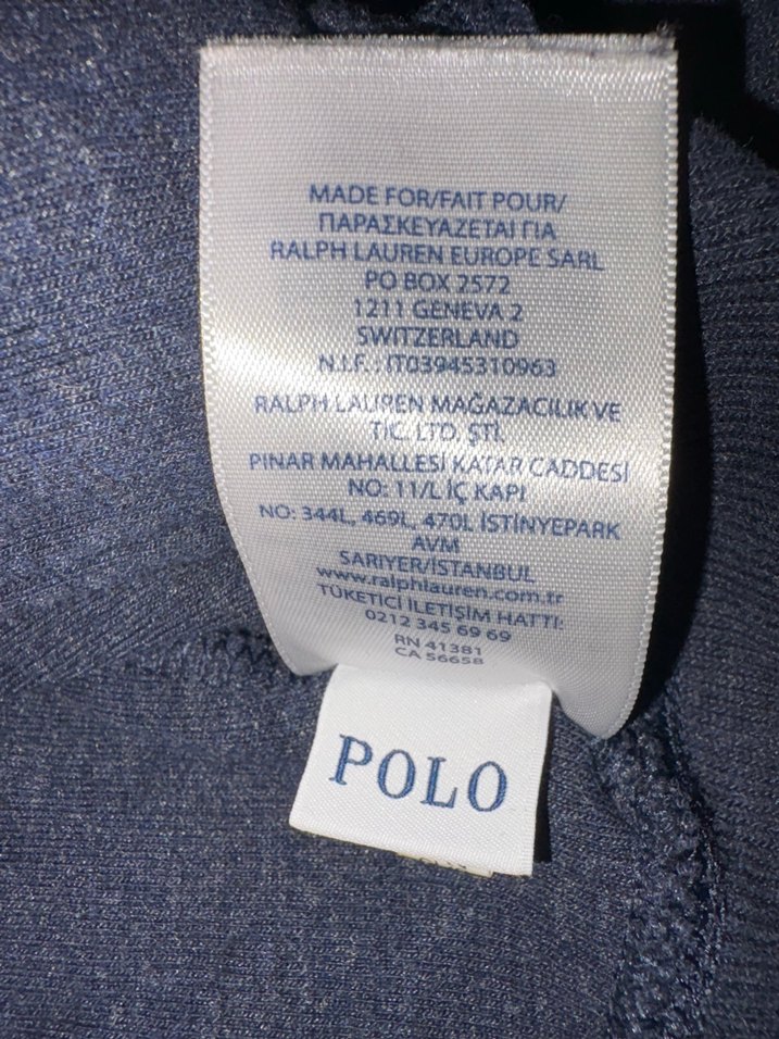 Original Polo lacivert erkek sweatshirt - Görsel 4