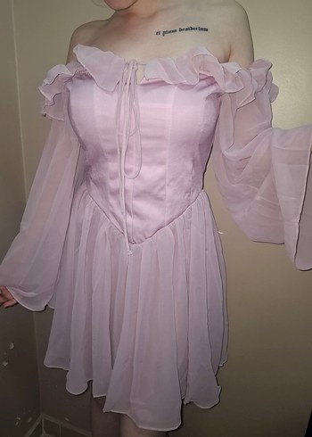 pembe mezuniyet elbisesi - Görsel 2