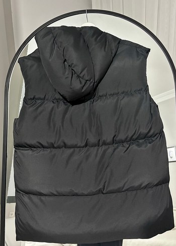 Siyah Fermuarlı Kadın Yelek - Görsel 2