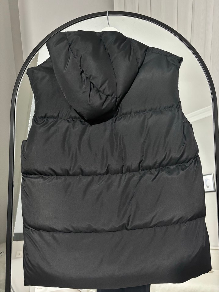 Siyah Fermuarlı Kadın Yelek - Görsel 2