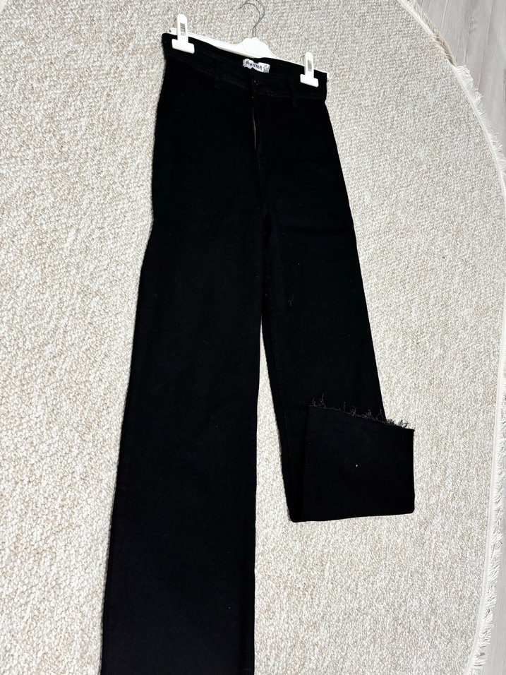 Siyah Kadın Kot Pantolon - Görsel 2