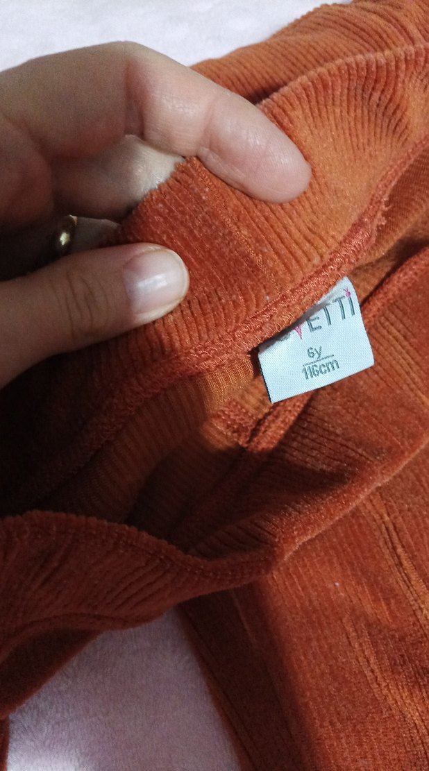 kız çocuk Kahverengi tayt - Görsel 3