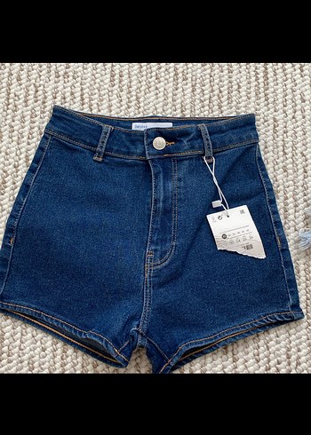 bershka denim kot şort
