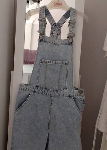 çocuk Kot Askılı Pantolon