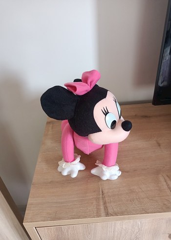 Pembe Minnie Mouse Peluş Oyuncak - Görsel 3