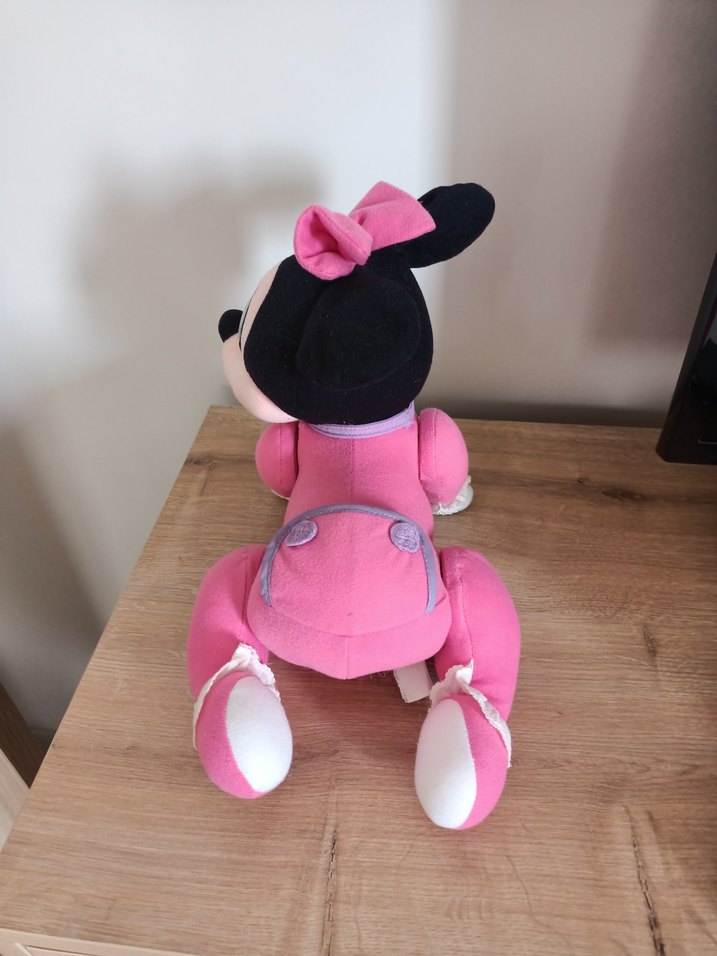 Pembe Minnie Mouse Peluş Oyuncak - Görsel 2