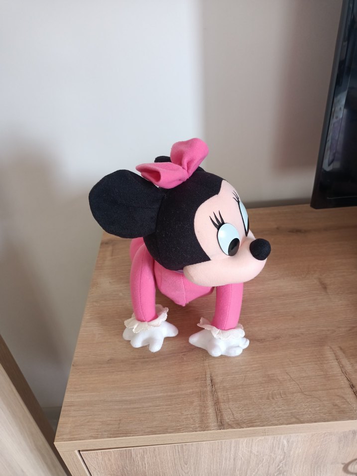 Pembe Minnie Mouse Peluş Oyuncak - Görsel 3