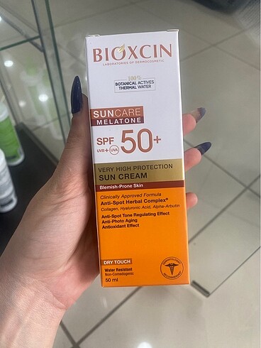Bıoxcın güneş kremi lekeli ciltler için