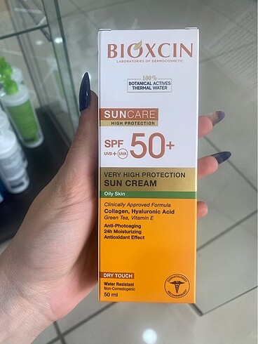 Bıoxcin yağlı ciltler için güneş kremi