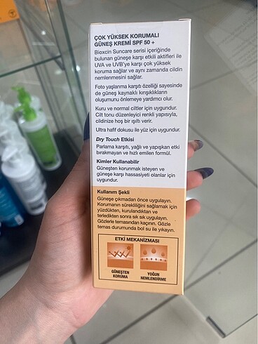 Beden Bıoxcin güneş kremi normal ciltler için renkli