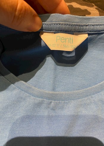 11-12 Yaş Beden mavi Renk Penti çocuk pijama