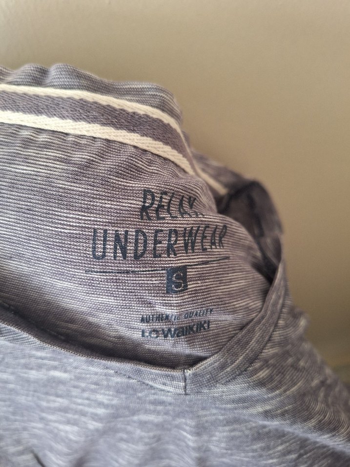 Gri Kısa Kollu Hamile Tişörtü - Görsel 3