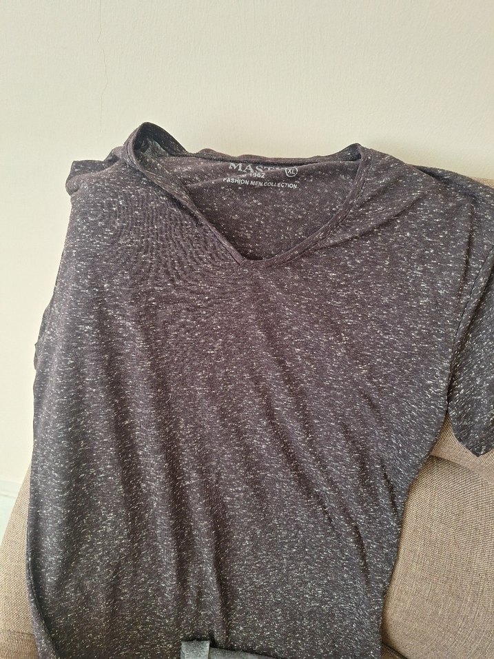 Gri Baskılı Kısa Kollu Hamile Tişörtü - Görsel 2