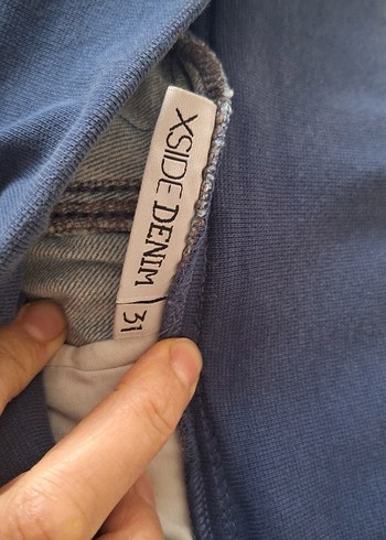 Düğmeli Rahat Kesim Hamile Denim Pantolon - Görsel 4