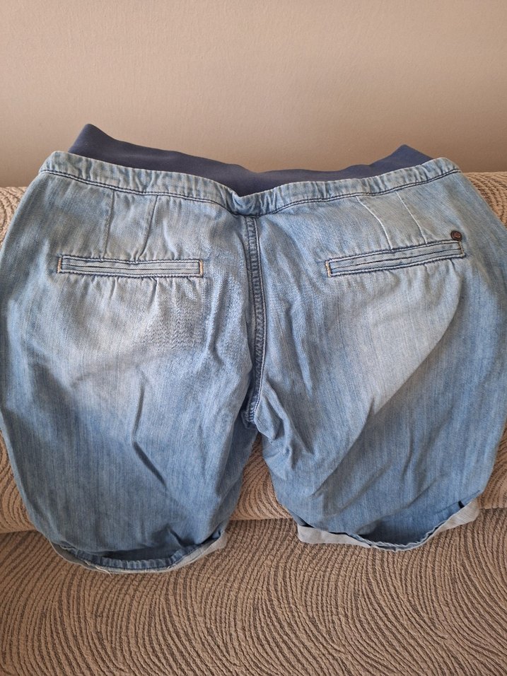 Düğmeli Rahat Kesim Hamile Denim Pantolon - Görsel 2