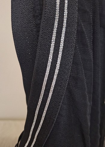 Siyah Pilili Midi Etek - Görsel 4