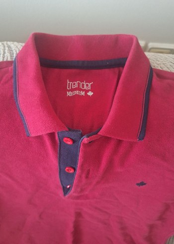 Kırmızı Kısa Kollu Erkek Polo Tişört - Görsel 3