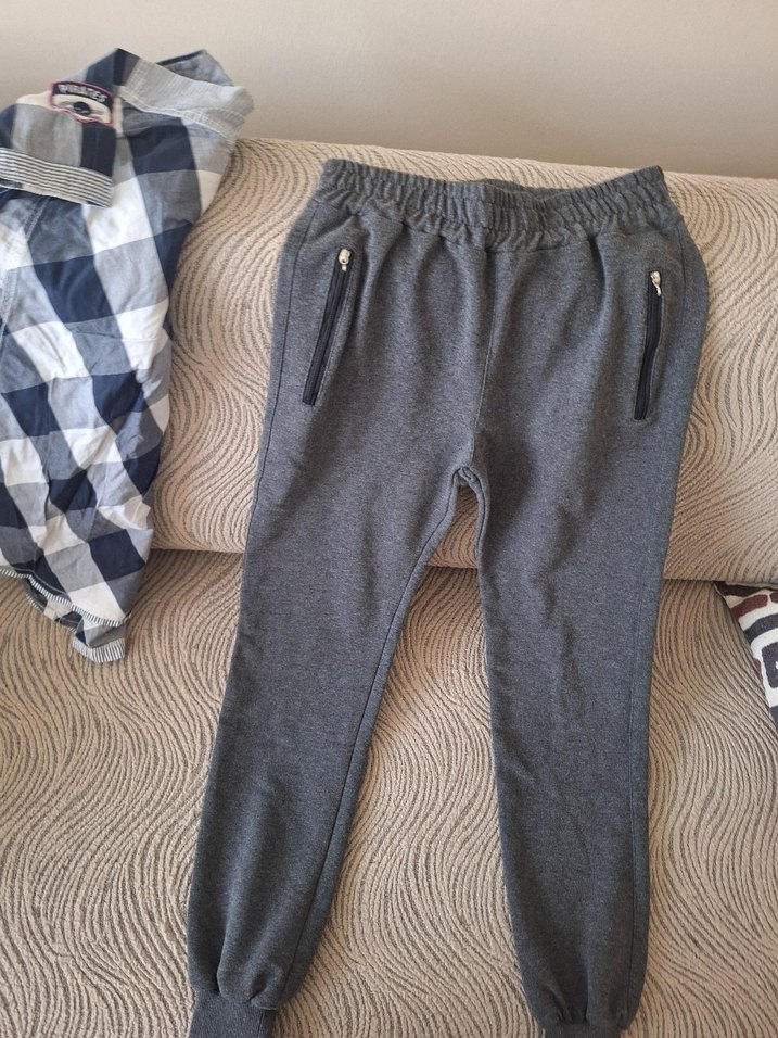 Gri Erkek çocuk Sokak Stili Takım - Görsel 2