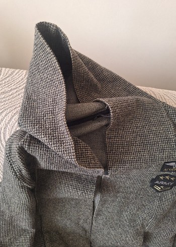 Askeri yeşil Erkek kaban - Görsel 5