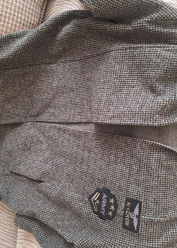 Askeri yeşil Erkek kaban - Görsel 2