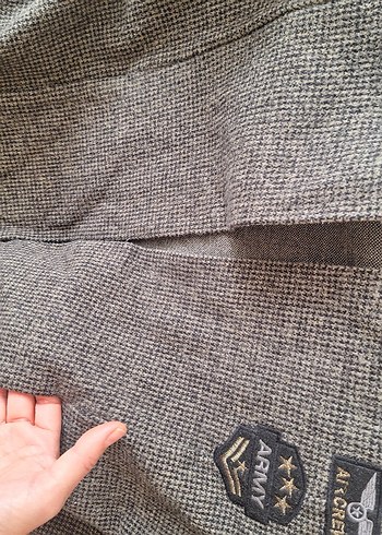 Askeri yeşil Erkek kaban - Görsel 3