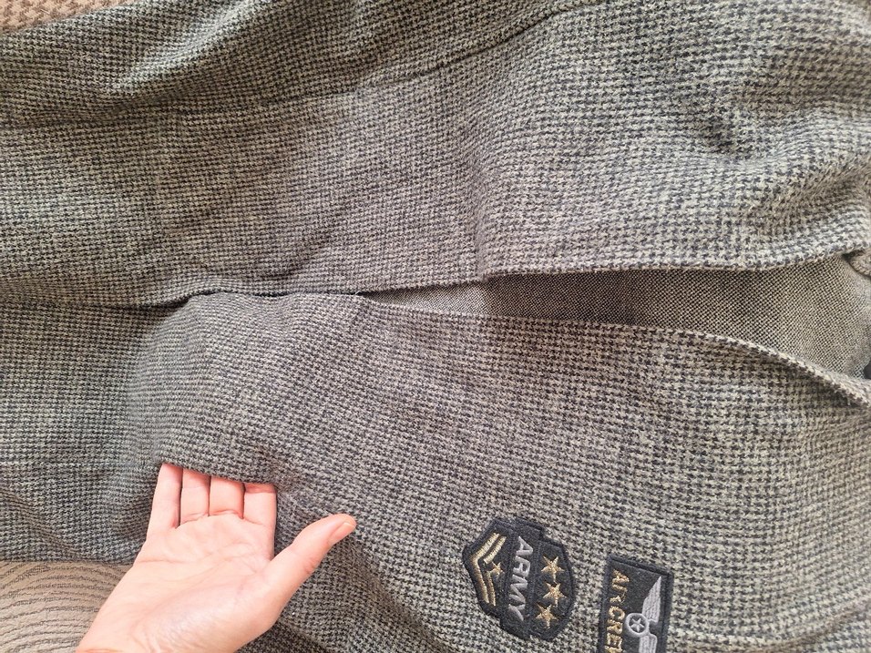 Askeri yeşil Erkek kaban - Görsel 3