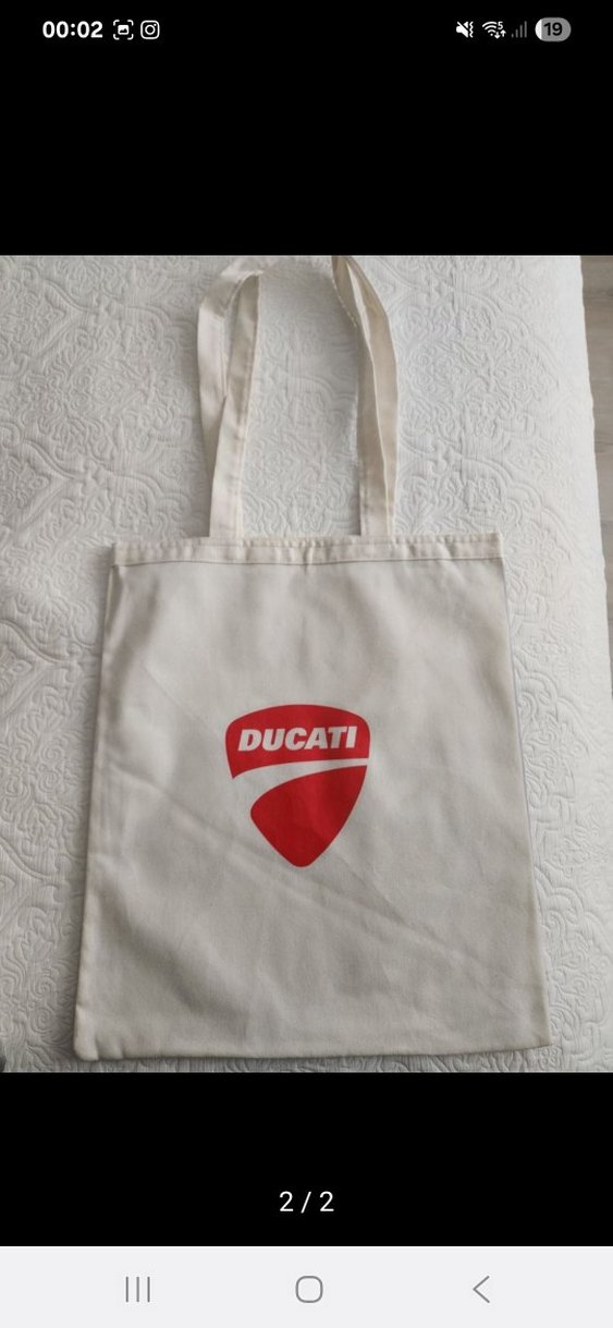 Kadın Gri Biker Baskılı Günlük Çanta - Görsel 2