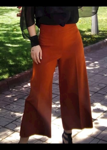 Kadın Midi Kumaş Pantolon - Görsel 2