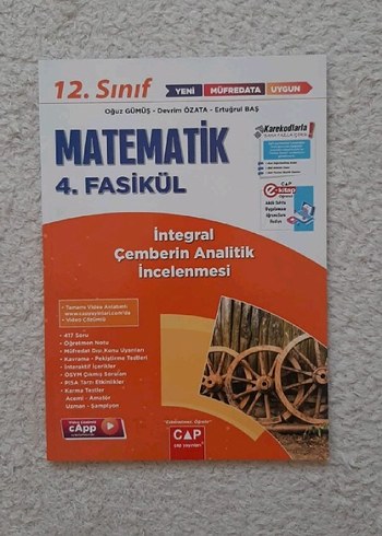 12. Sınıf Matematik 4. Fasikül İntegral Kitabı