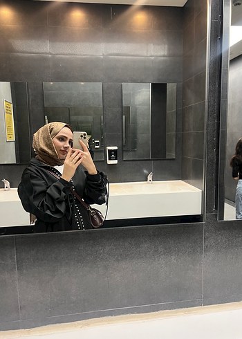 Kadın Siyah Uzun Kemerli Takım - Görsel 3