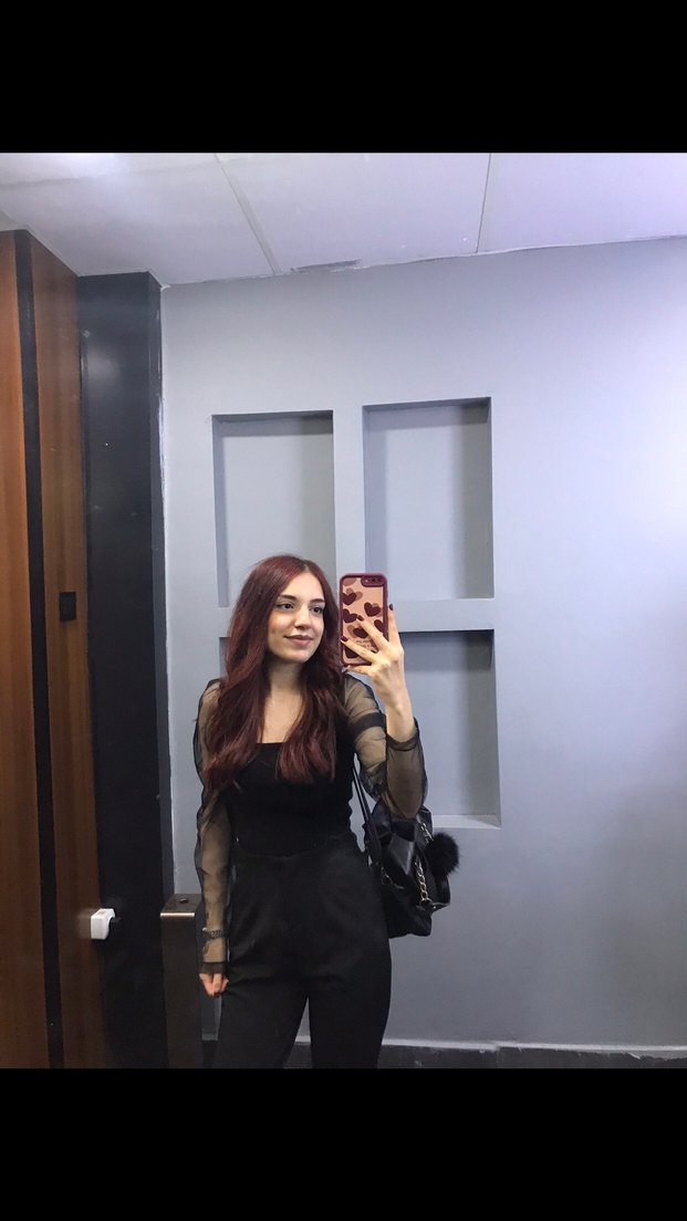 Uzun Kollu tüllü elbise - Görsel 2