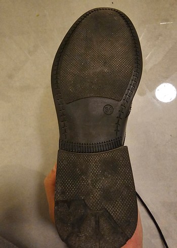 Parlak Siyah Rugan Klasik Erkek Çocuk Ayakkabısı 31 numara - Görsel 4