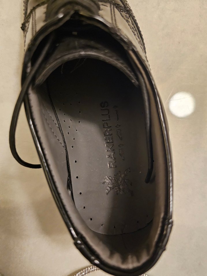 Parlak Siyah Rugan Klasik Erkek Çocuk Ayakkabısı 31 numara - Görsel 3