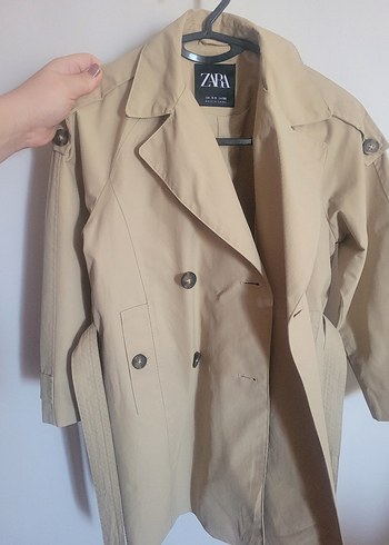 Zara Bej Trench Ceket