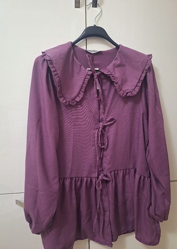Mor kadın kimono