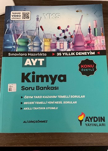 AYT Kimya Soru Bankası - Aydın Yayınları