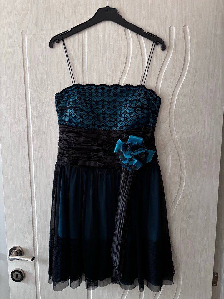 Tüllü Dantelli Abiye - Görsel 5