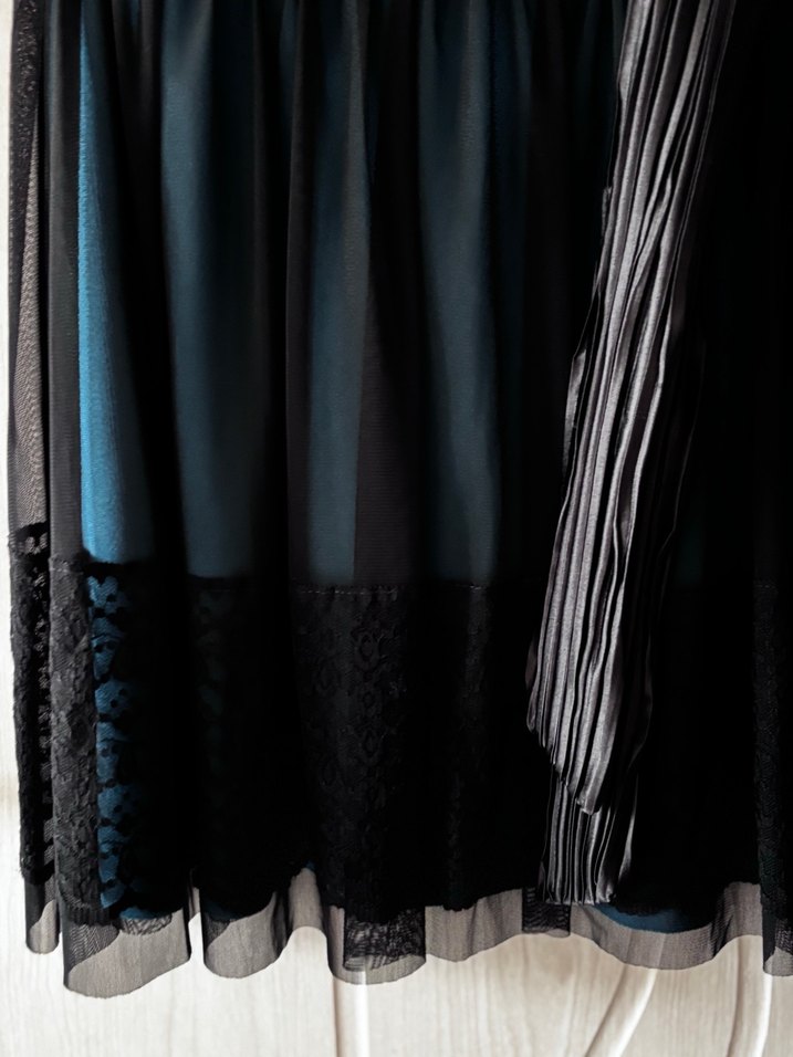 Tüllü Dantelli Abiye - Görsel 4