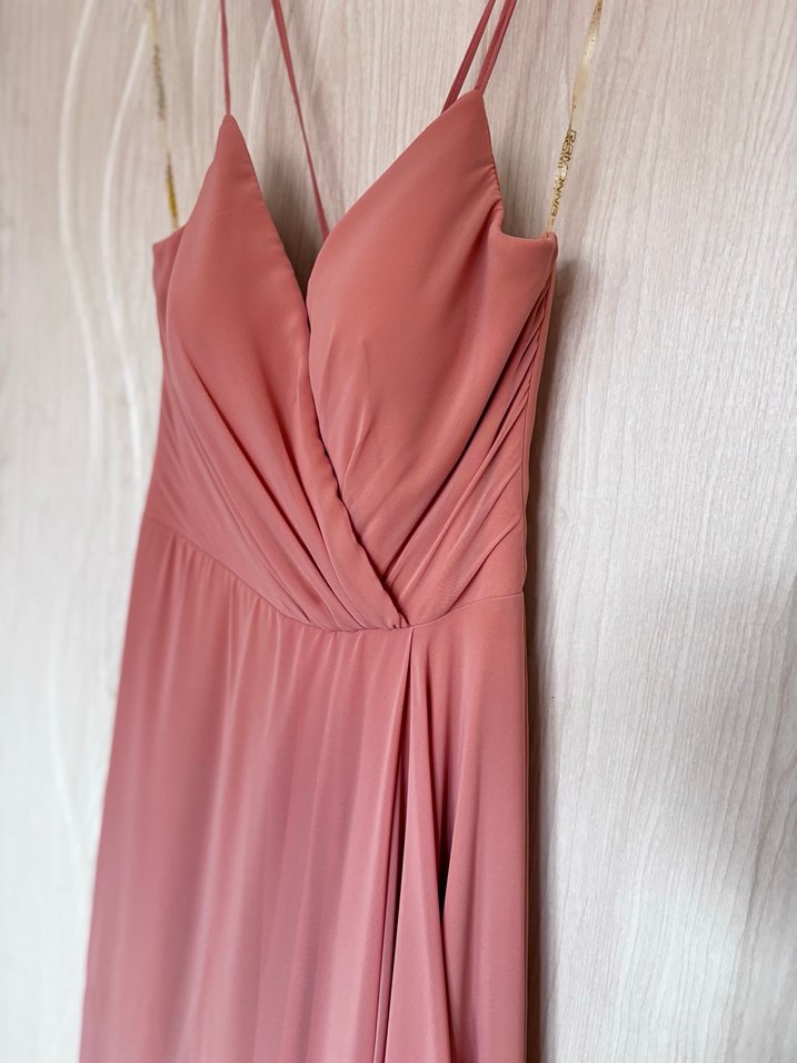 Pudra Uzun Abiye Elbise - Görsel 5