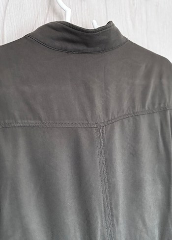 H&M | Düğmeli Koyu Yeşil Kadın Ceket - Görsel 7