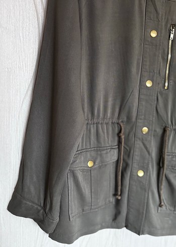 H&M | Düğmeli Koyu Yeşil Kadın Ceket - Görsel 6