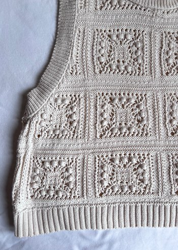 Stradivarius | Bej Örgü Kadın Süveter - Görsel 3