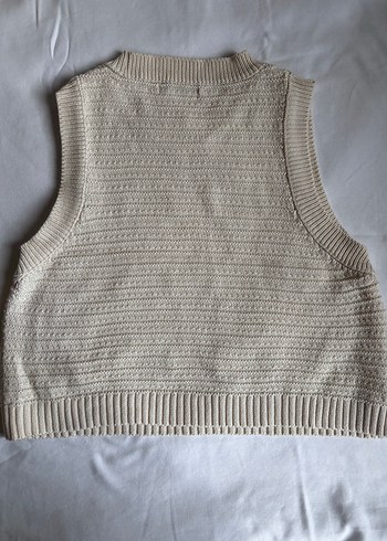 Stradivarius | Bej Örgü Kadın Süveter - Görsel 6