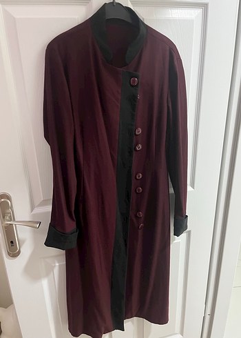 Bordo Düğmeli tunik - Görsel 3