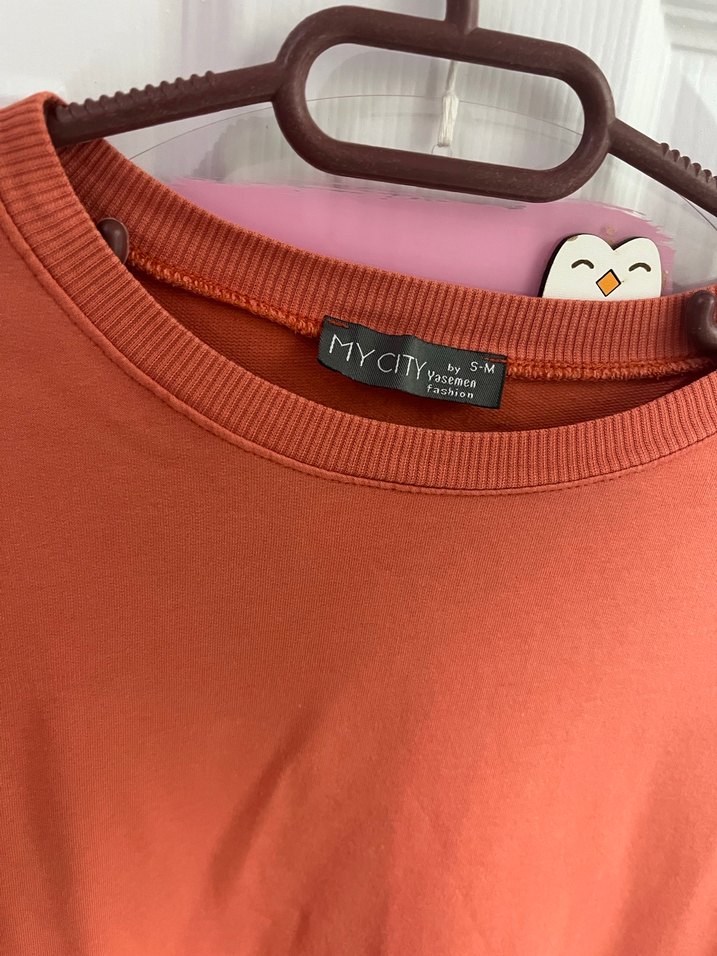 Turuncu Kadın Salaş Tunik - Görsel 2